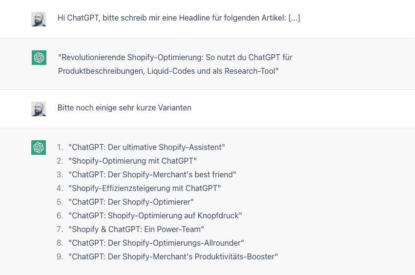 ChatGPT für Content Creation nutzen