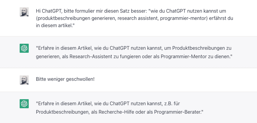 ChatGPT für Content Creation nutzen