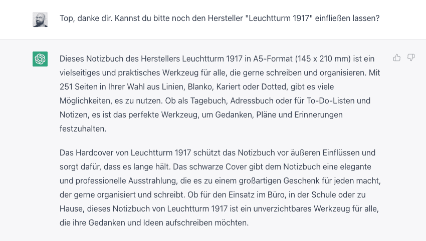 Shopify Produktbeschreibungen mit ChatGPT erstellen