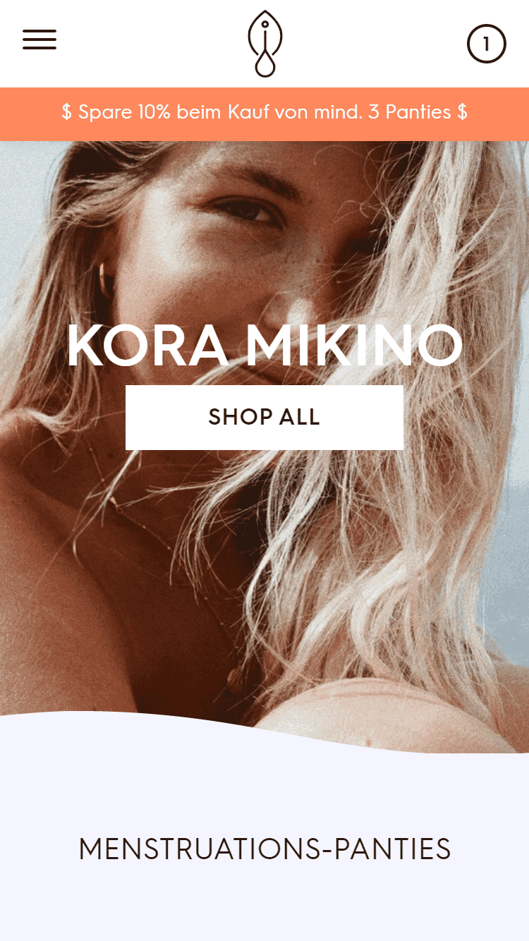 Shopify Custom Theme: Kora Mikino 1